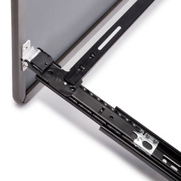Emuca Quartz Wardrobe Interior Rotating Pull Out Mirror