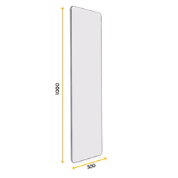 Emuca Quartz Wardrobe Interior Rotating Pull Out Mirror