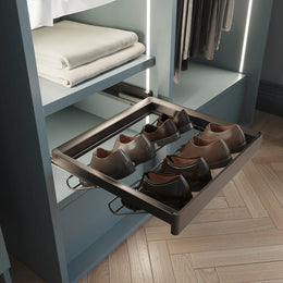 Emuca Quartz Wardrobe Shoe Drawer
