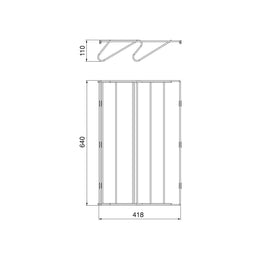 Emuca Quartz Wardrobe Shoe Drawer
