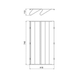 Emuca Quartz Wardrobe Shoe Drawer