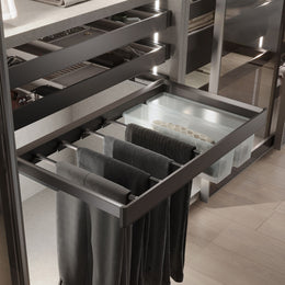 Emuca Quartz Auxiliary Wardrobe Tray