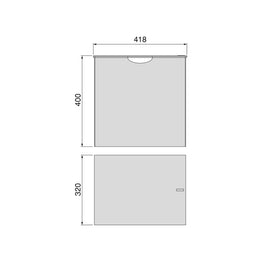 Emuca Quartz Removable Laundry Basket