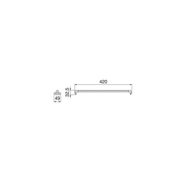 Emuca Quartz Trouser Rods (pack of 7)