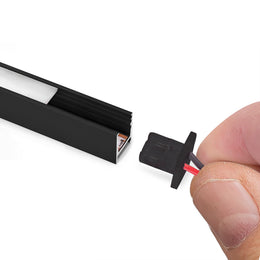 Emuca Pyxis Surface Mounted LED Power Cable Kit 1.5m