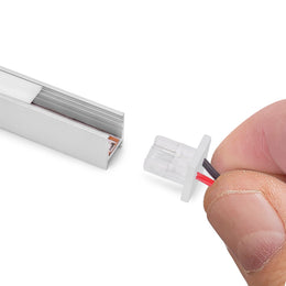 Emuca Pyxis Surface Mounted LED Power Cable Kit 1.5m