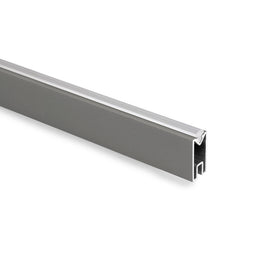 Emuca Luxe Rectangular Wardrobe Rail 2.35m