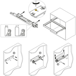 Emuca Quarts Frame Side Space
