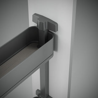 Emuca Harmony Pull-out Soft Close Bottle Rack (2 Trays)