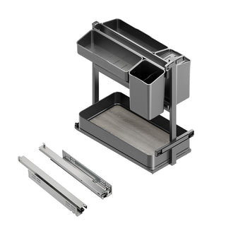 Emuca Harmony Pull-out Soft Close Accessory Rack