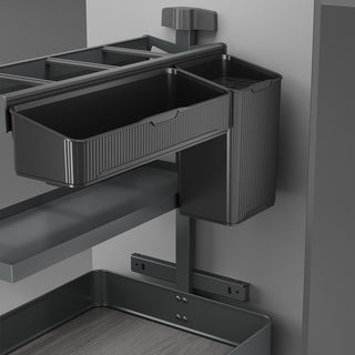 Emuca Harmony Pull-out Soft Close Accessory Rack