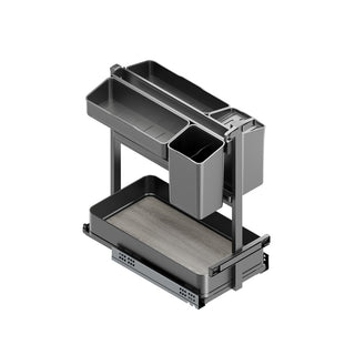 Emuca Harmony Pull-out Soft Close Accessory Rack