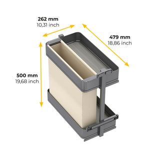 Emuca Harmony Pull-out Soft Close Basket Rack