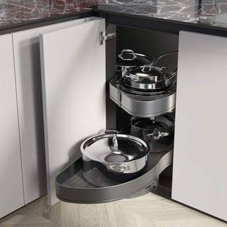 Emuca Harmony Lake Pull-out Corner Module (Right Hand)