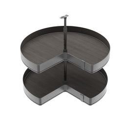 Emuca Harmony 3/4 Circle Rotating Trays