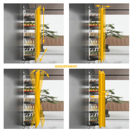 Emuca Harmony Swivel Larder Unit (5 Trays)