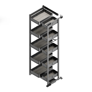 Emuca Harmony Pull Out Larder With Hinges (10 Trays)