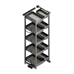 Emuca Harmony Pull Out Larder With Hinges (10 Trays)