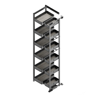 Emuca Harmony Pull Out Larder With Hinges (12 Trays)