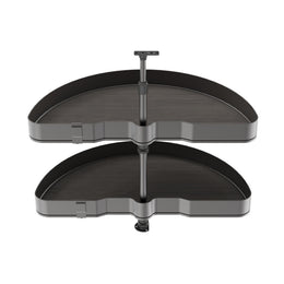 Emuca Harmony 1/2 Circle Rotating Trays
