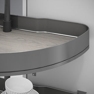 Emuca Harmony 1/2 Circle Rotating Trays