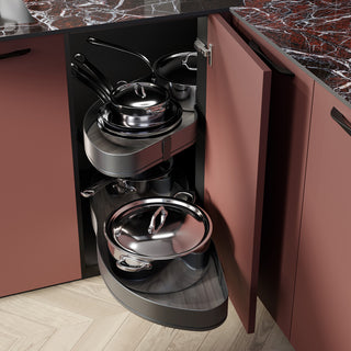 Emuca Harmony Lake Pull-out Corner Module (Left Hand)