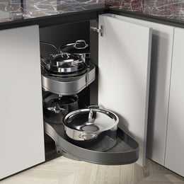 Emuca Harmony Lake Pull-out Corner Module (Left Hand)