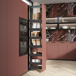 Emuca Harmony Swivel Larder Unit (6 Trays)
