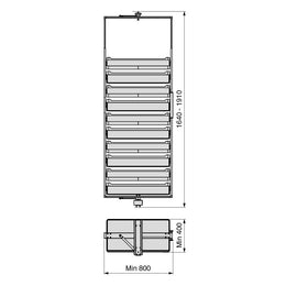 Emuca Quartz Rotating Shoe Rack