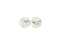 Emuca Gola Mounting Corner Bracket