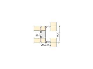 Gola Central Vertical Double Profile 2.35m