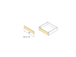 Emuca Vertex Internal Drawer Frontal Profile 1.1m