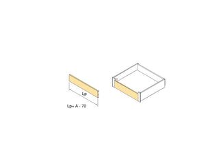 Vertex Internal Drawer Frontal Profile 1.1m