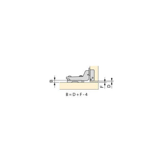 X91 Soft Close Inset Hinge 105°