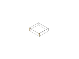 Emuca Vertex Internal Frontal Drawer Hooks (pair)