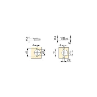 X91 Soft Close Full Overlay Hinge 105°