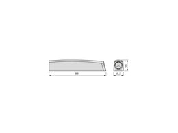 Emuca Door Lock Support Cover