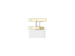 Emuca Gola Oven Profile 580mm