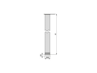 Table Legs 60mm Diameter