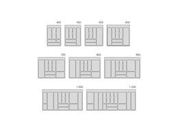 Emuca Optima Universal Cutlery Trays