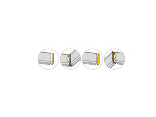 Gola Upper Profile End Caps