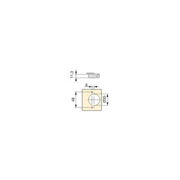 Emuca Pack of 20 X92 Soft Close Full Overlay Hinge 105° With Screw On Plates
