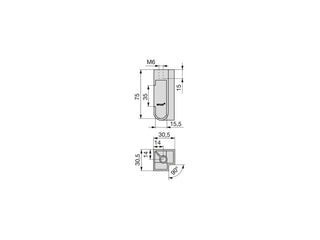 Corner Hanging Rail Bracket