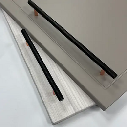 12mm Black & Copper Knurled Handle