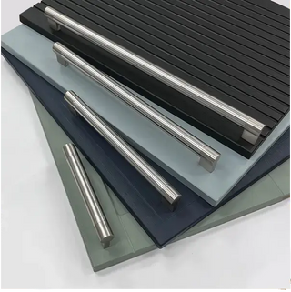 Brushed Nickel Key Bar Handle