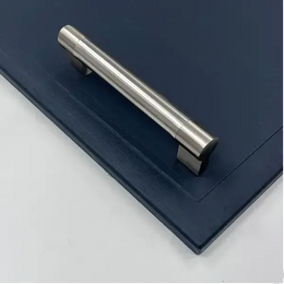 Brushed Nickel Key Bar Handle