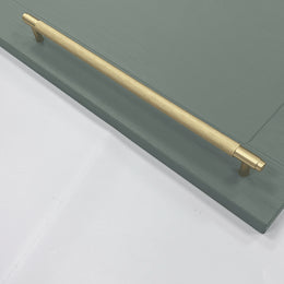 Radford Brushed Brass Knurled Bar Handle